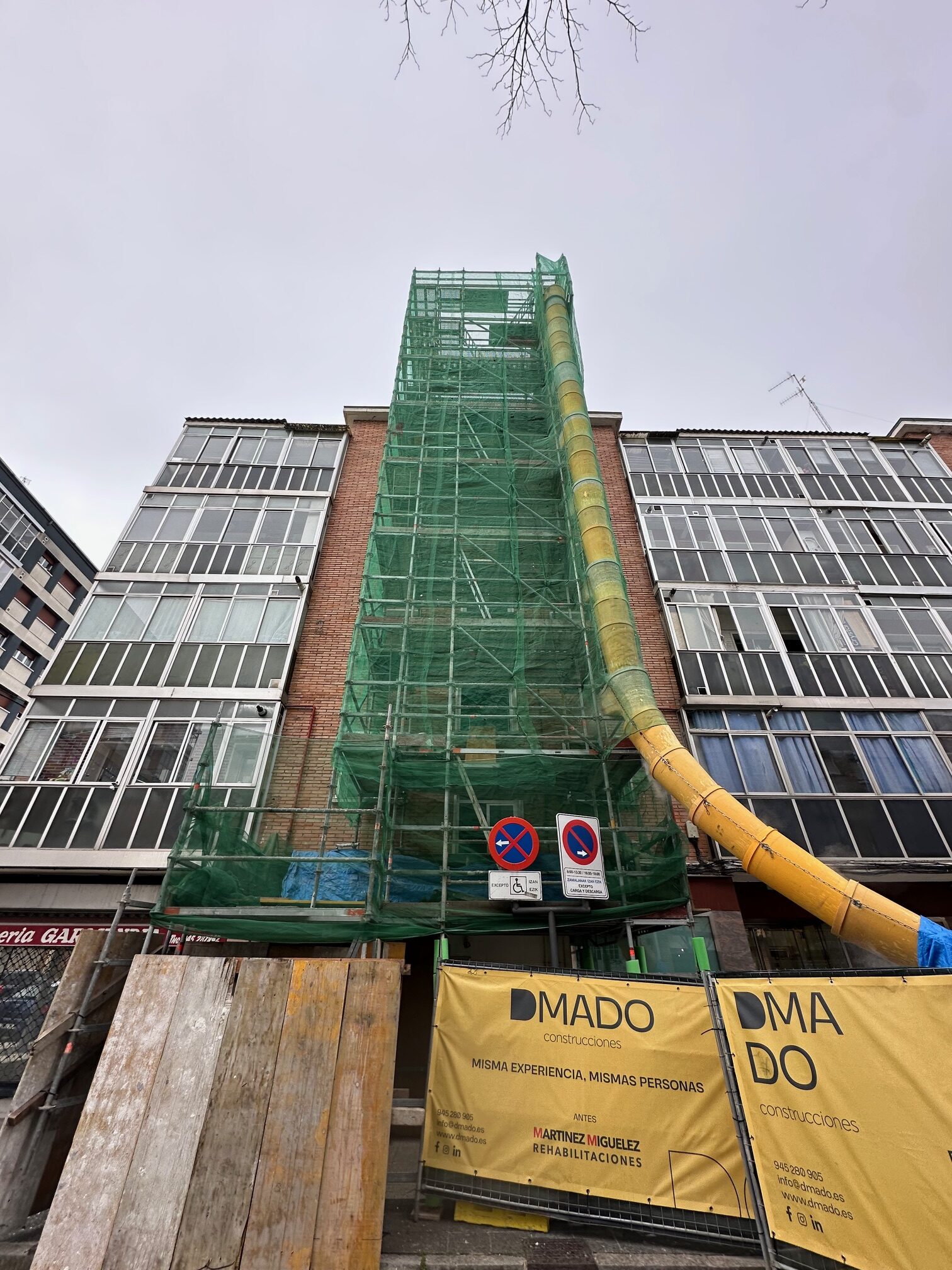 reforma portal comunidad de vecinos vitoria